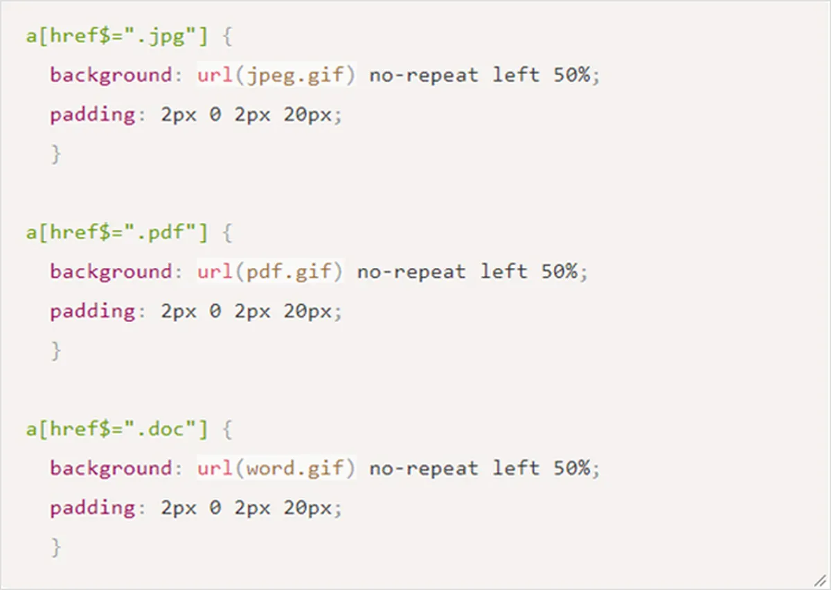 attribute selector
