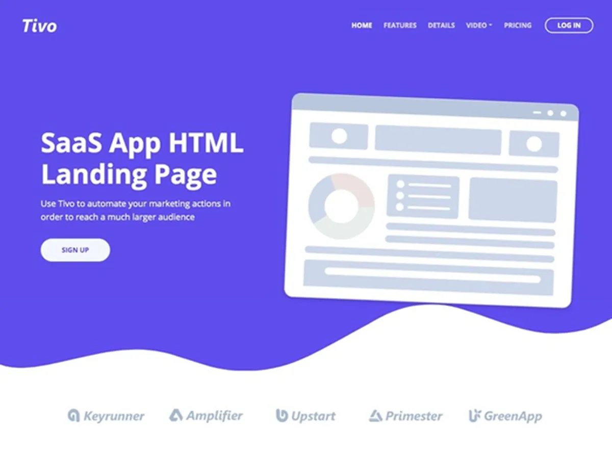 Tivo Free HTML Template