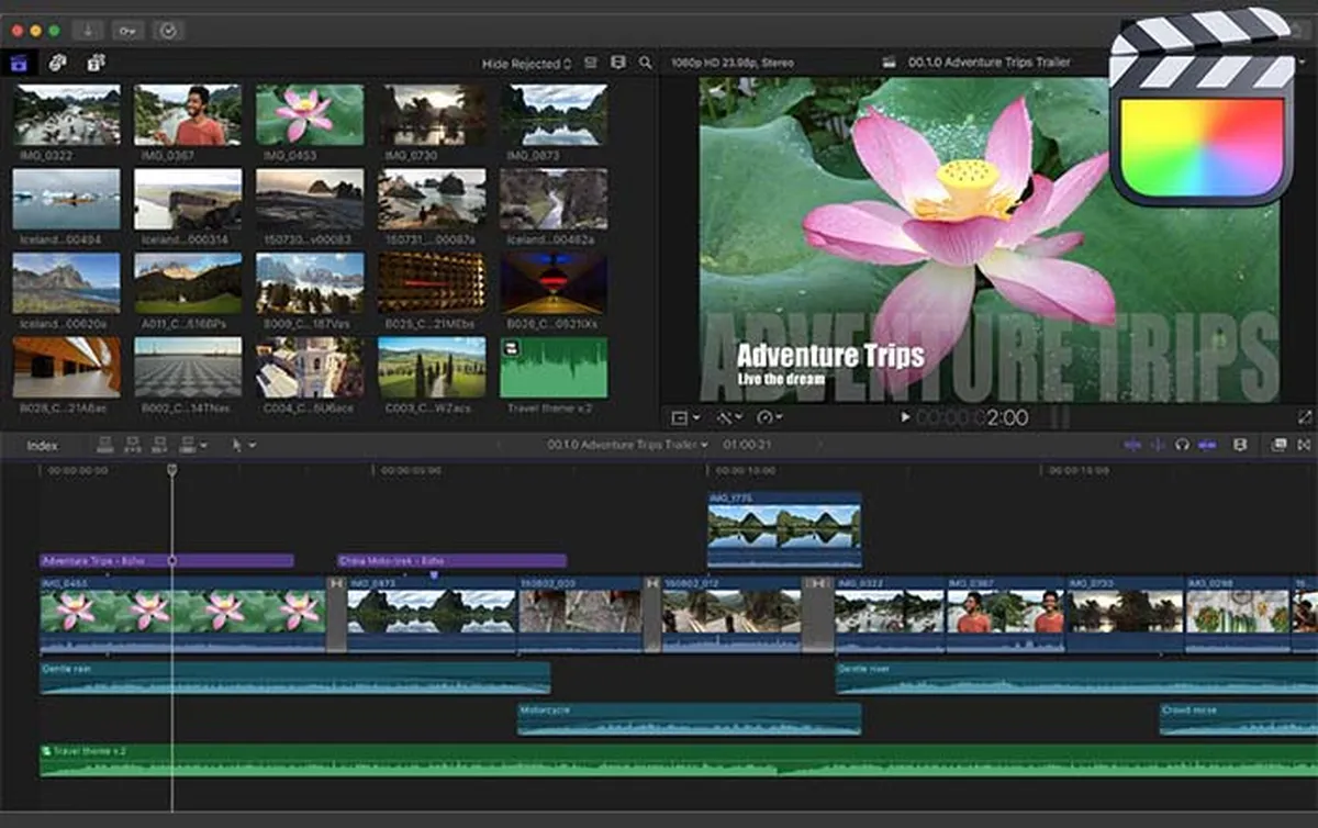Final-Cut-Pro-X video editing
