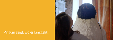 Zu sehen ist der Pinguin, der eine Hauptrolle in der Mini-Serie und den Spots spielt. Foto: Tremoniamedia GmbH