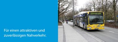 Für einen attraktiven und zuverlässigen Nahverkehr.