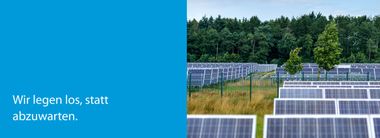 Wir legen los, statt abzuwarten