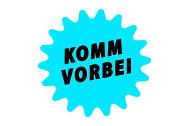 Sticker mit „Komm vorbei “