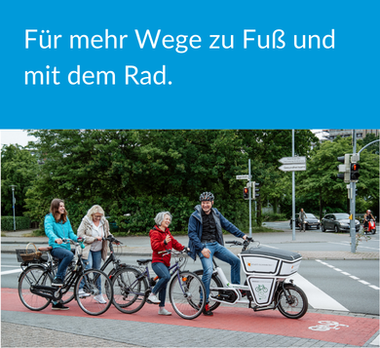 Text mit Bild zu Fuß- und Radverkehr