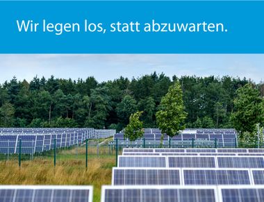 Wir legen los, statt abzuwarten