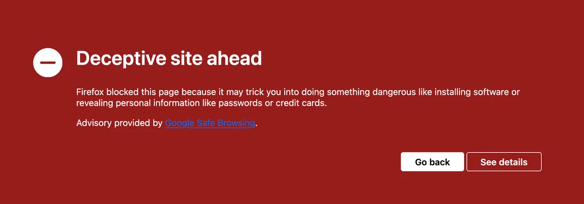 Negative seo google deceptive site phishing