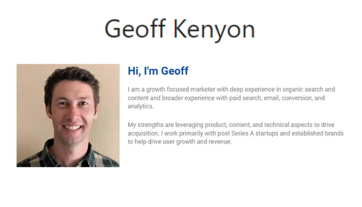 Geoff Kenyon