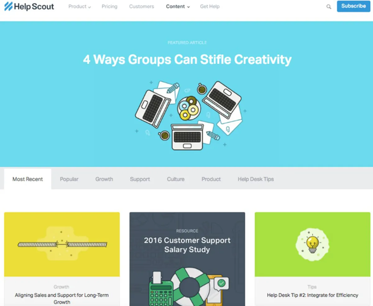 Blog Design Inspiration