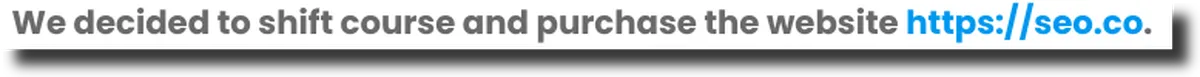 naked anchor text