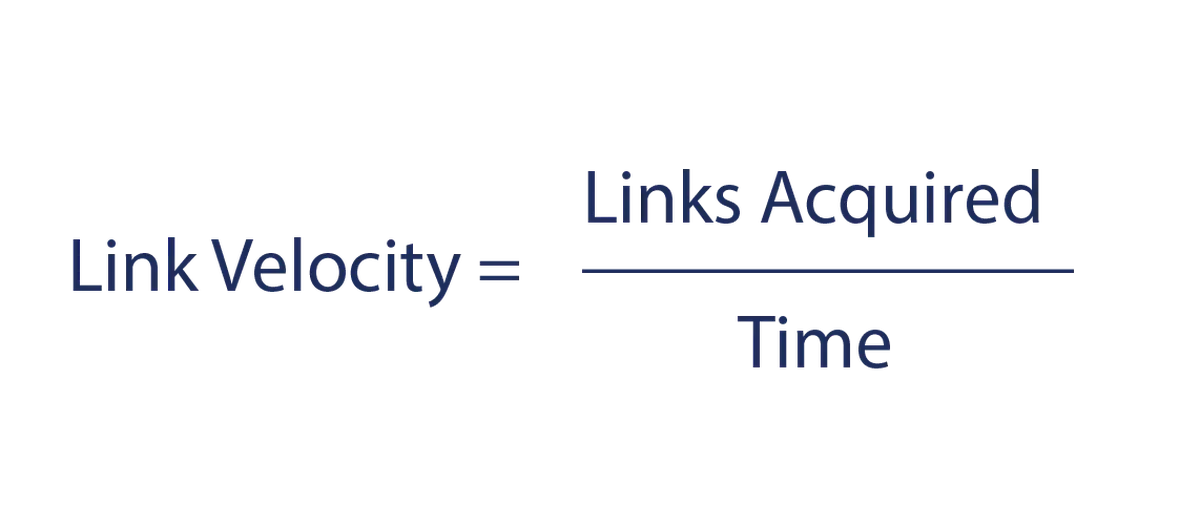 Link velocity calculation