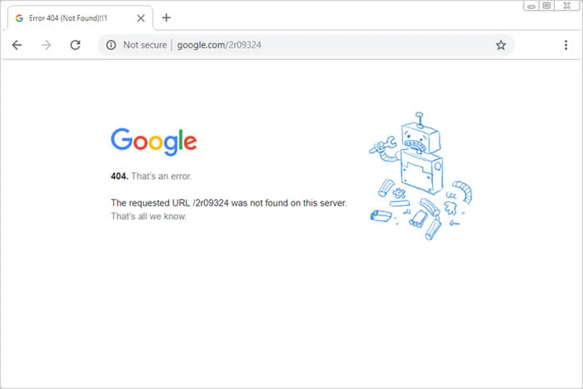 404 errors