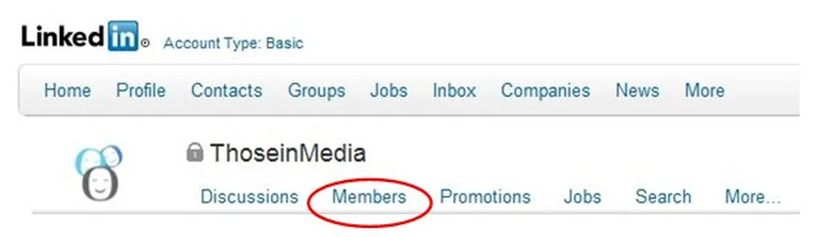 Linkedin search