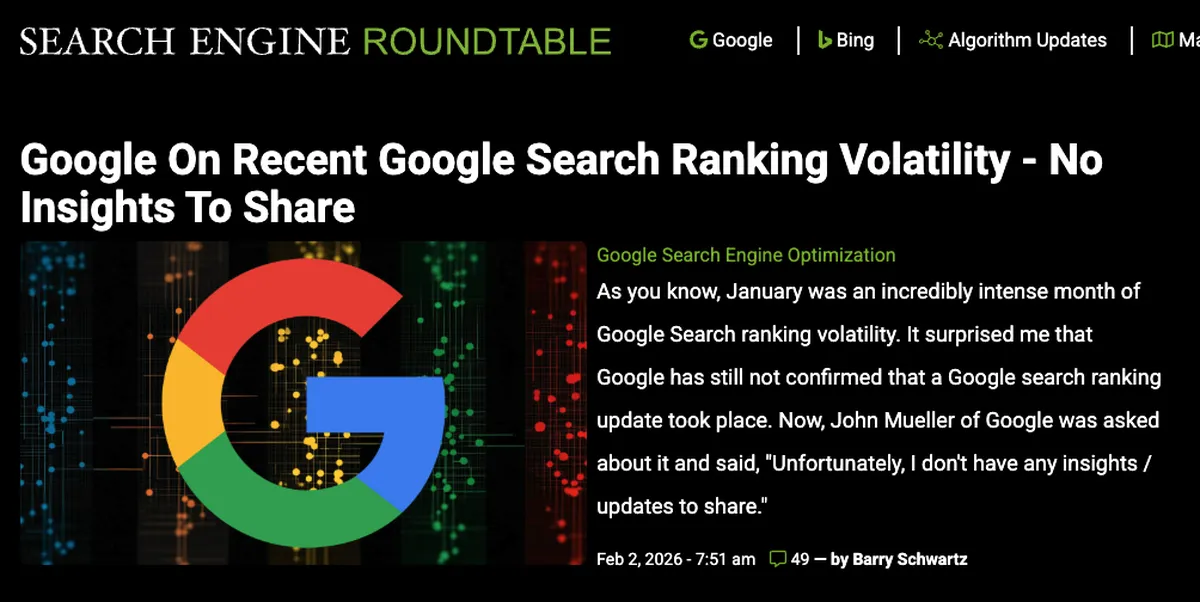 Search engine roundtable site