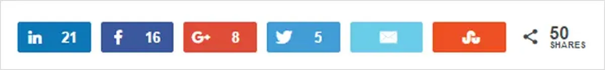 social share icons