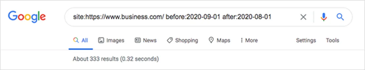 Google Search for Indexed Articles