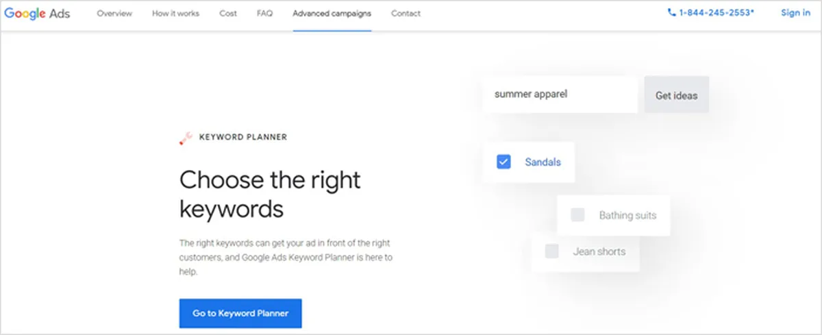 Google Keyword Planner