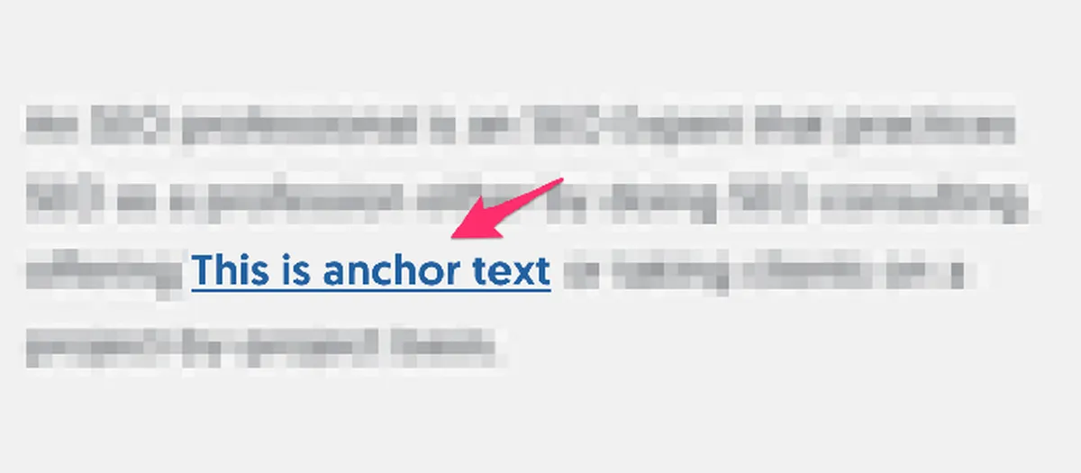 Benefits of Properly Optimized Anchor Text