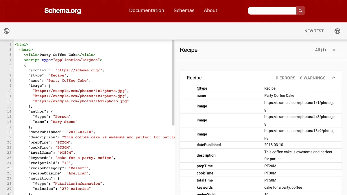 Use Schema.org Markups