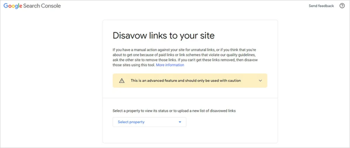 disavow file for low domain authority site