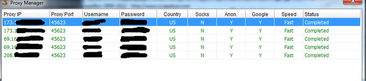 test proxies