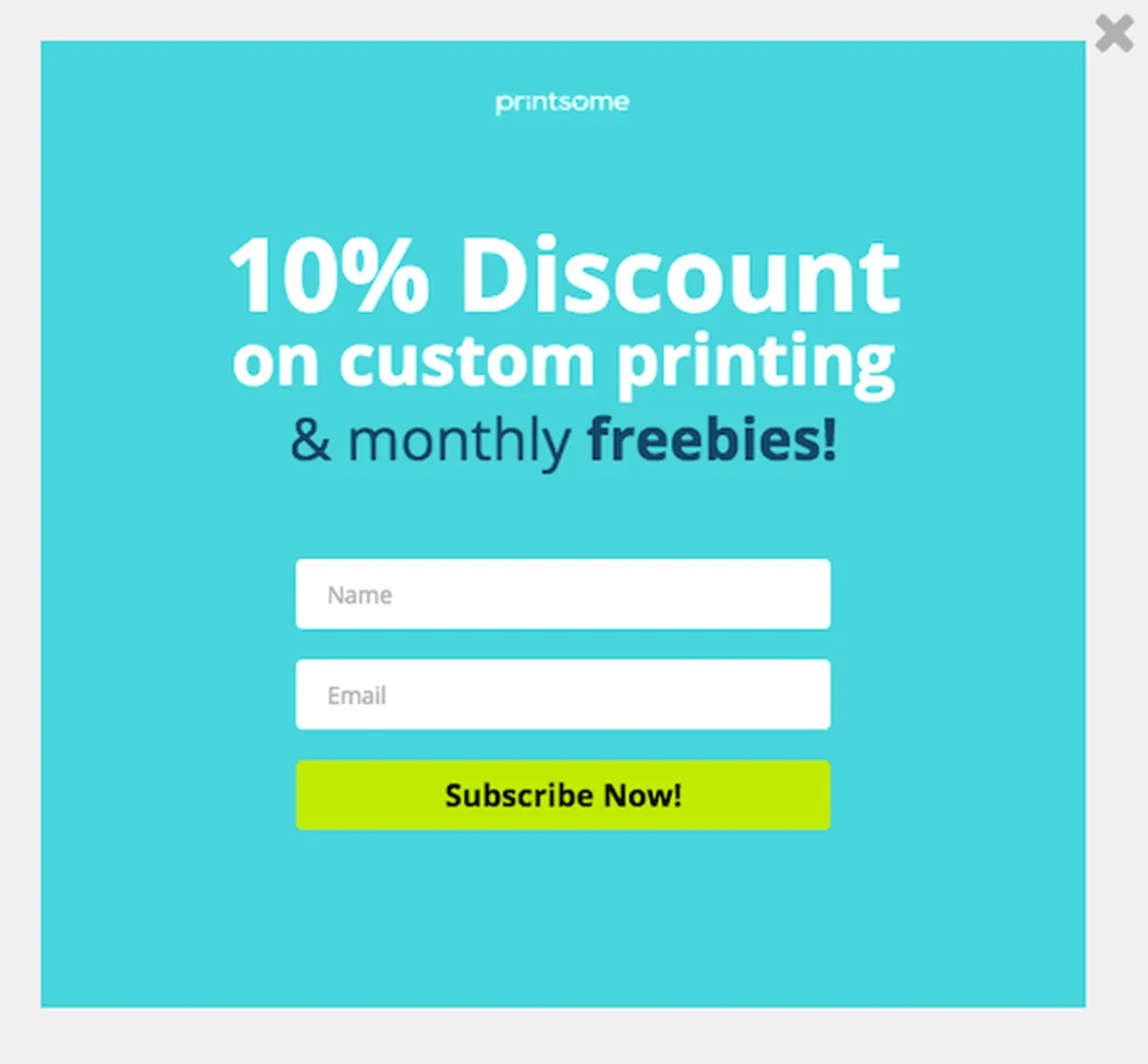 value or discount in call to action