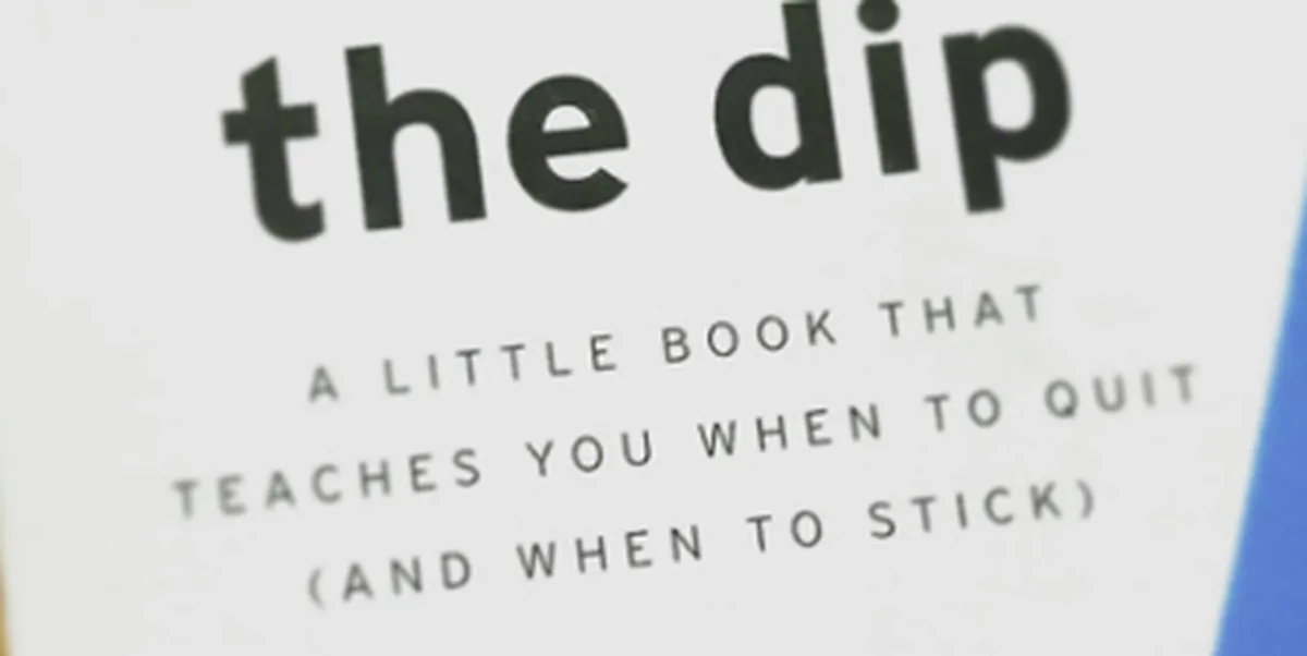 Marketing for new websites the dip seth godin