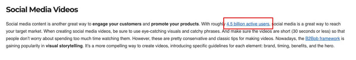 example of an editorial backlink
