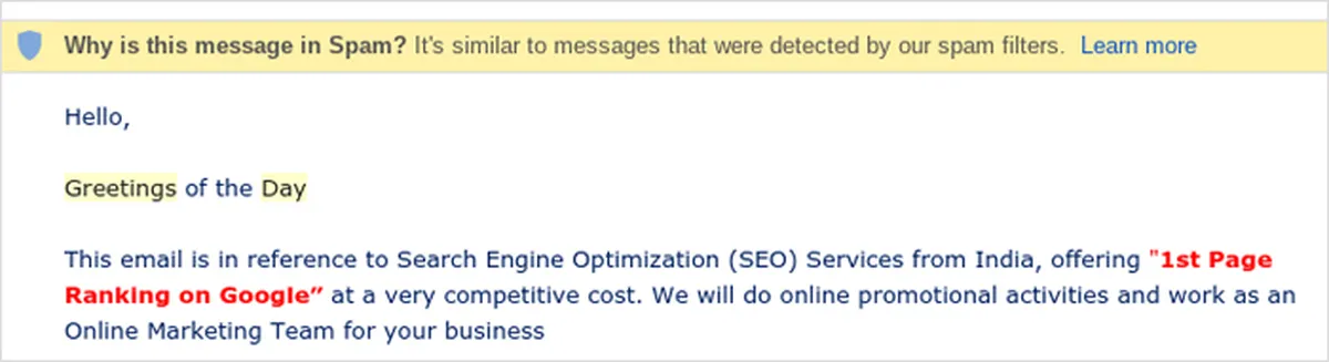 Unsolicited Emails
