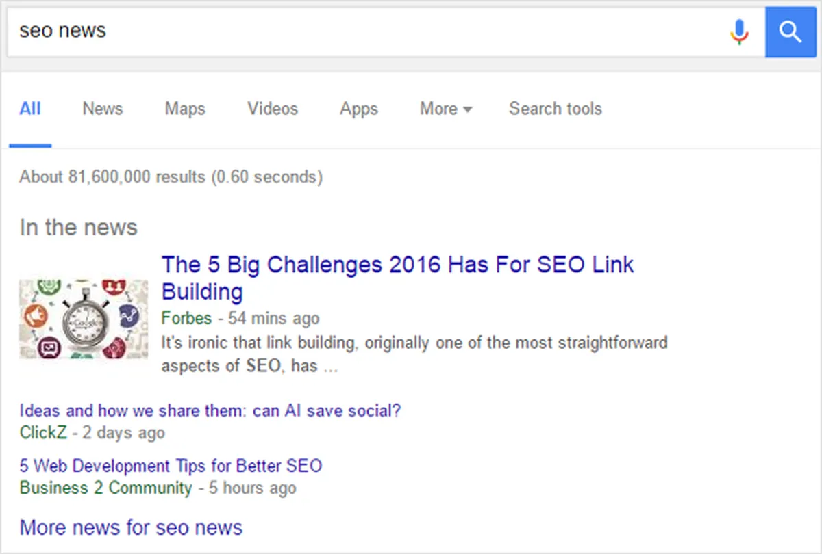SEO News Search Results,optimizing content,search results,content optimization software,content marketing tactics and more organic traffic