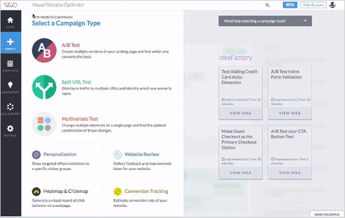 VWO AB Testing Tool