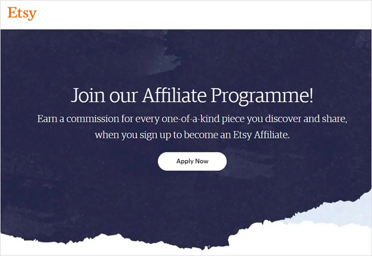 Etsy Affiliate Program