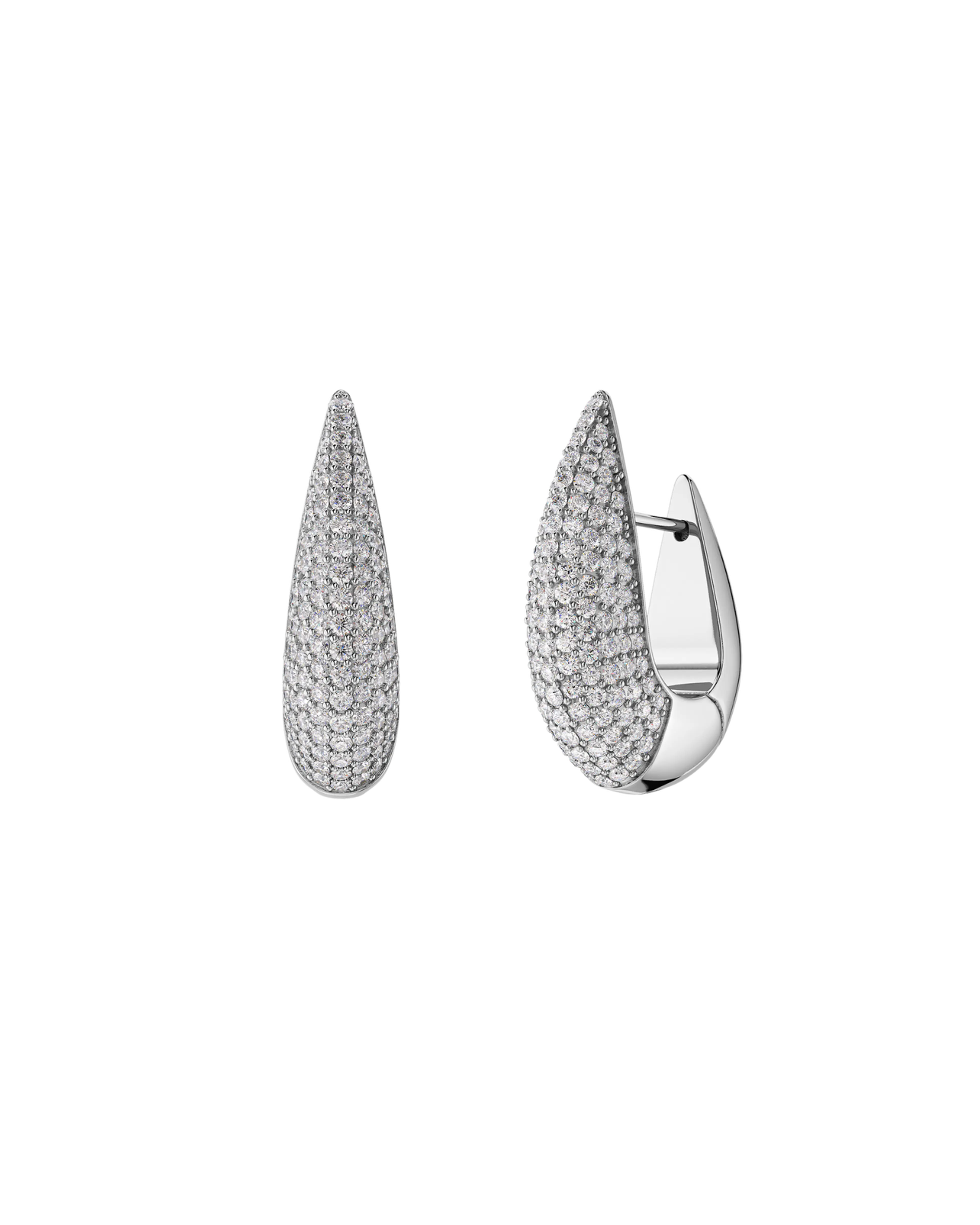 Silver earrings