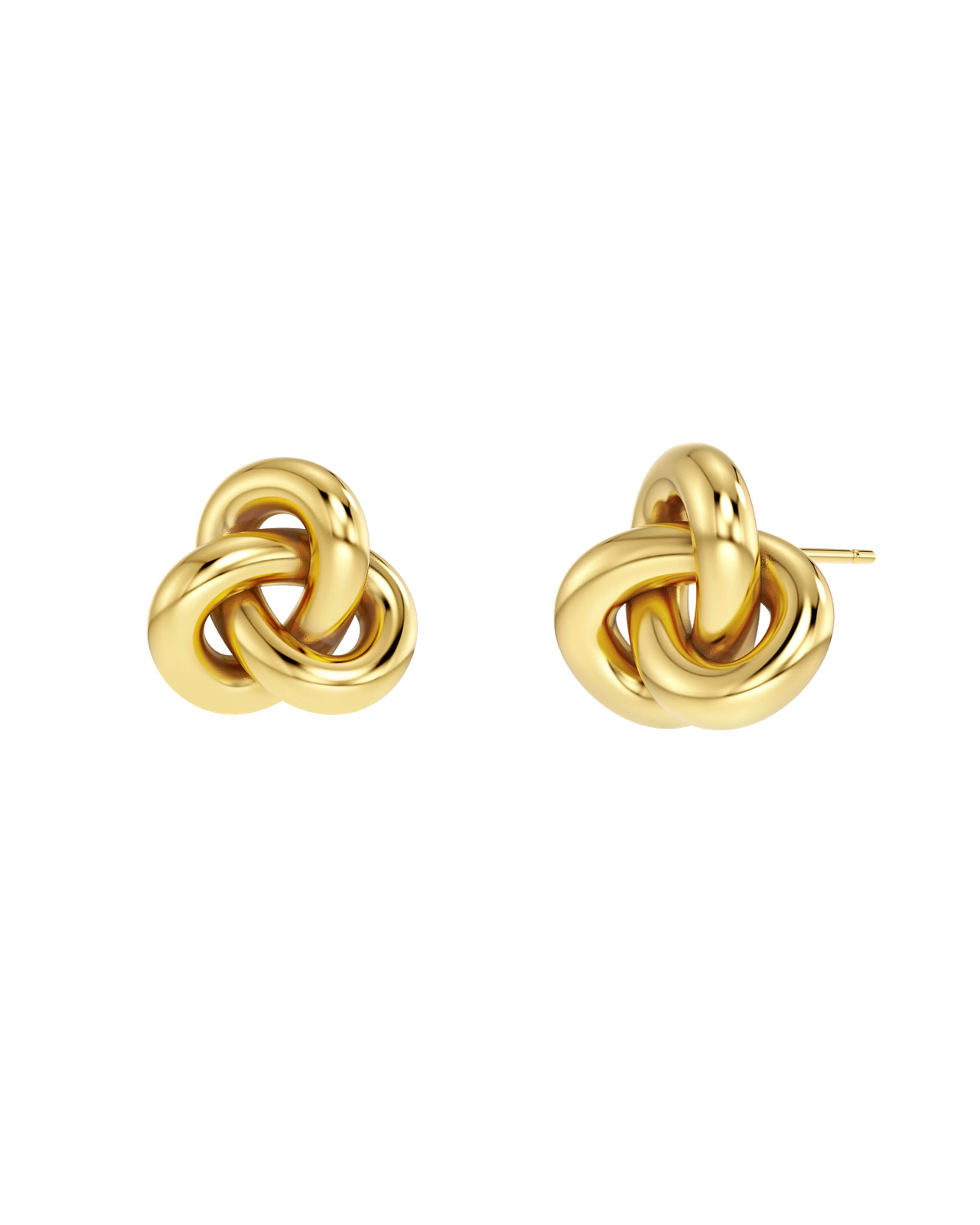 Gold earrings