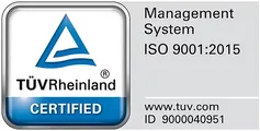 TÜV – geprüftes Managementsystem ISO 9001