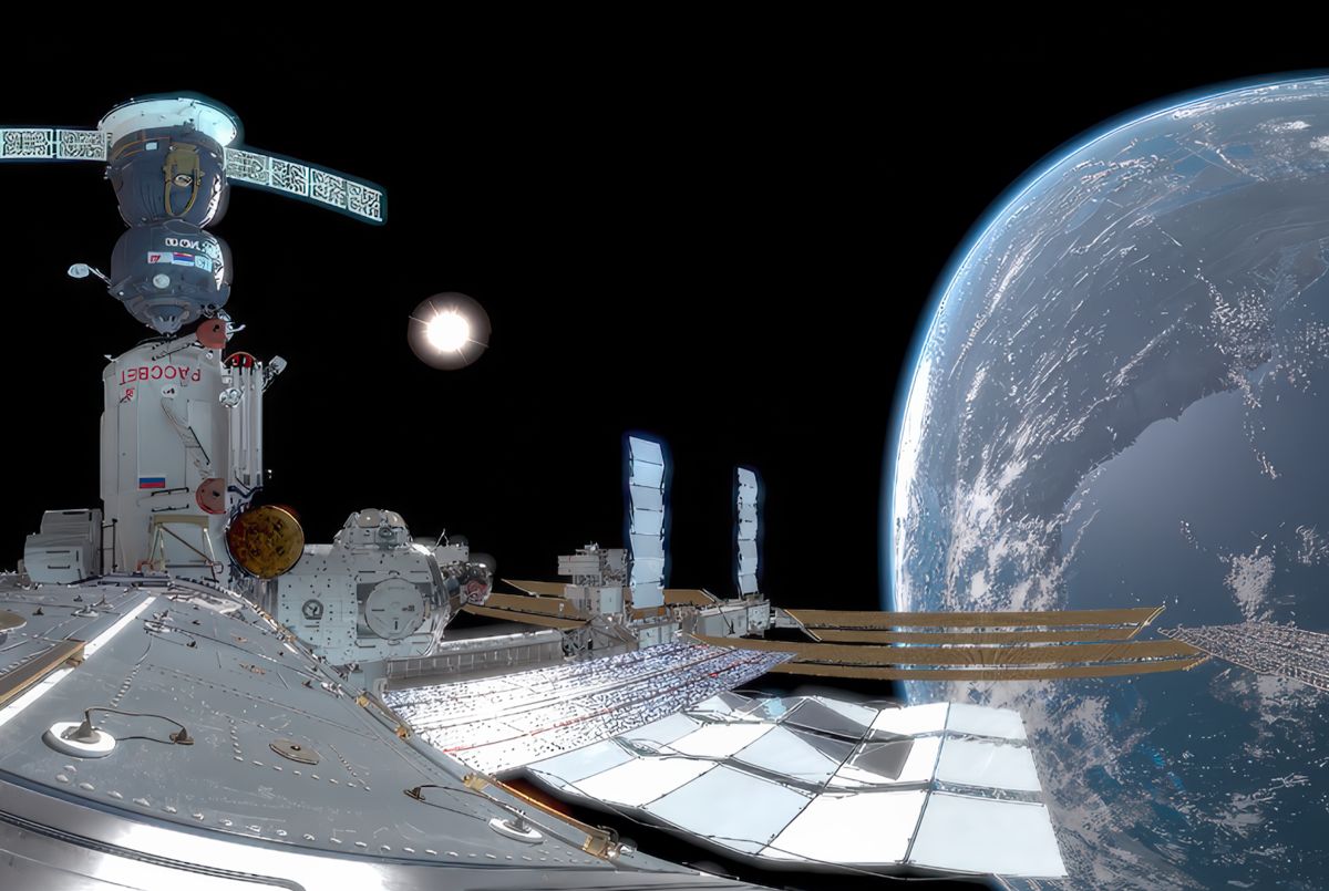 Earth seen from space - Space experience