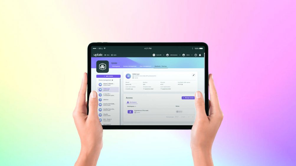 How to manage your VR headsets in training? Interview with Sébastien Leang, Co-Founder and CTO of Uptale.