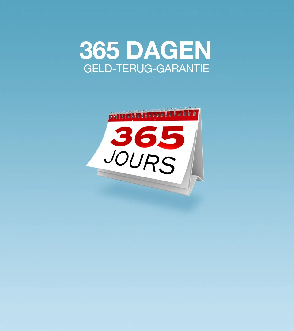 365 dagen geld terug garantie