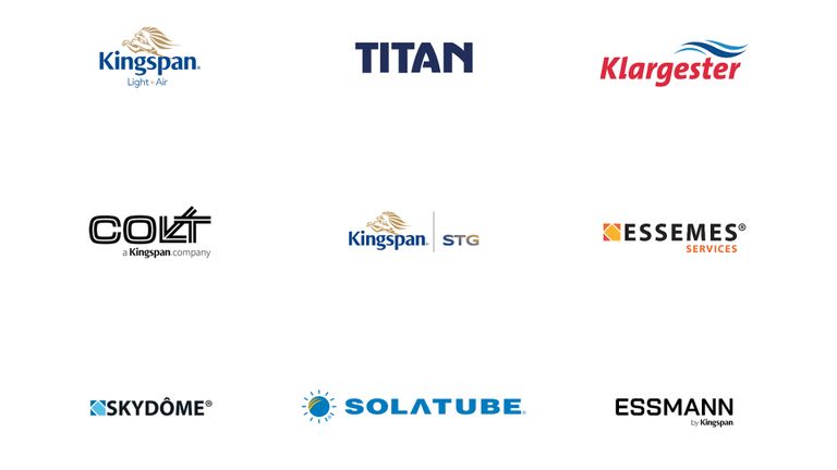 Kingspan brand logos