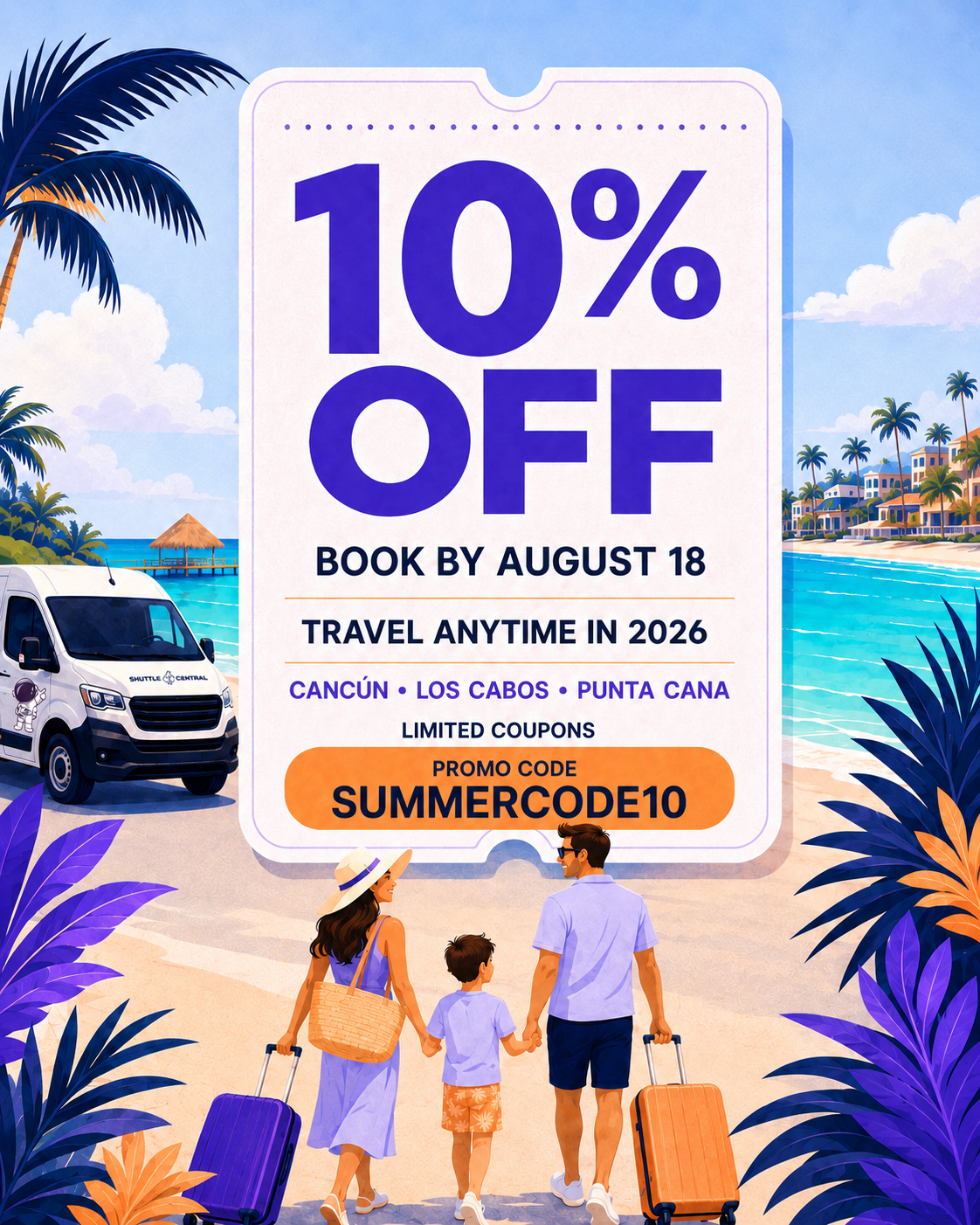 One last summer escape?  Enjoy 10% OFF with code:  SUMMERCODE10