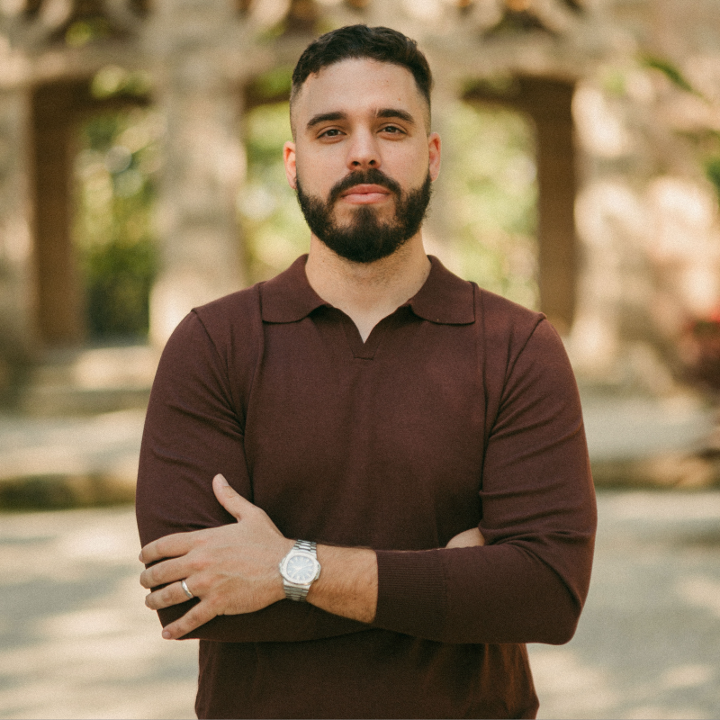 Joaquin Corrales, founder of VenueAI and owner of Gran Paraiso Gardens, at his venue