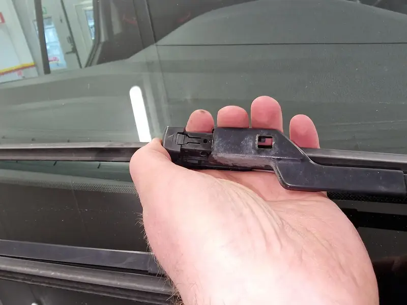 Wiper blades remove
