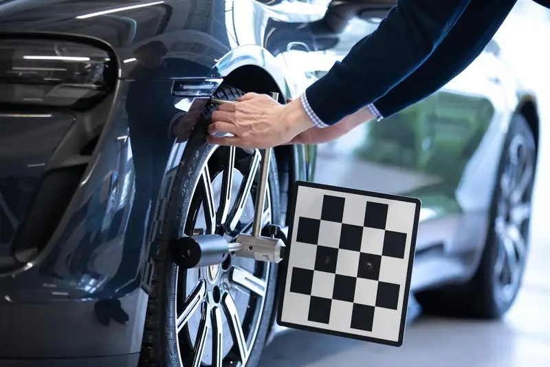 Camera and sensors tyre check