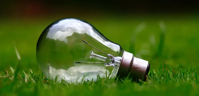 Lamp on the grass