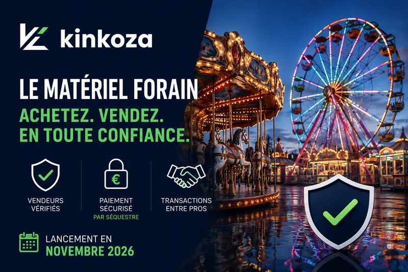 Pourquoi acheter ou vendre son matériel forain sur Kinkoza.com