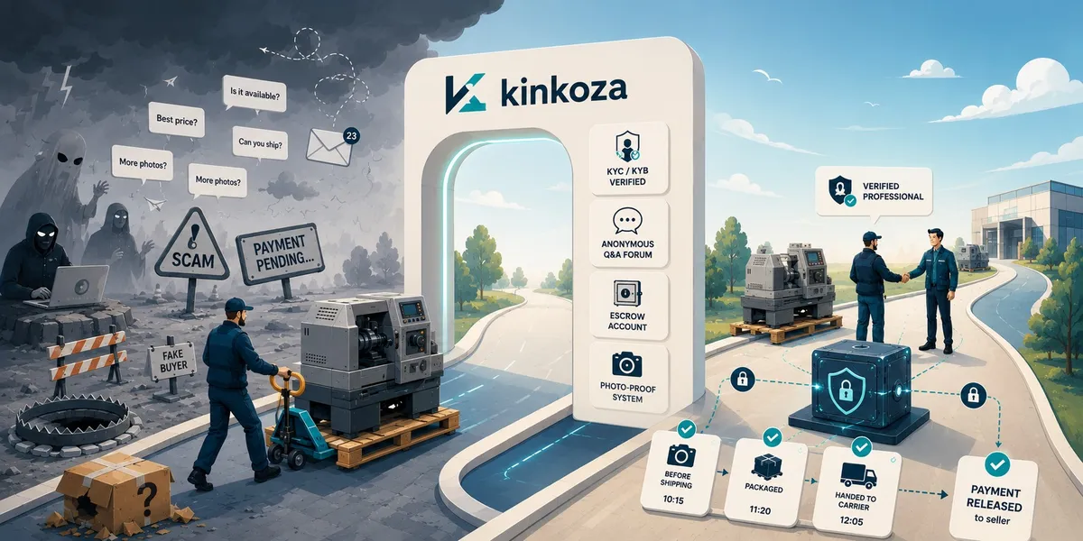 Vendeurs pros : pourquoi publier vos annonces de matériel d’occasion sur Kinkoza
