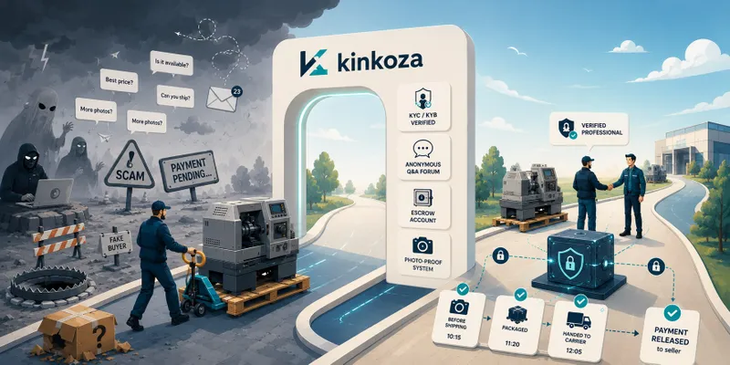 Vendeurs pros : pourquoi publier vos annonces de matériel d’occasion sur Kinkoza