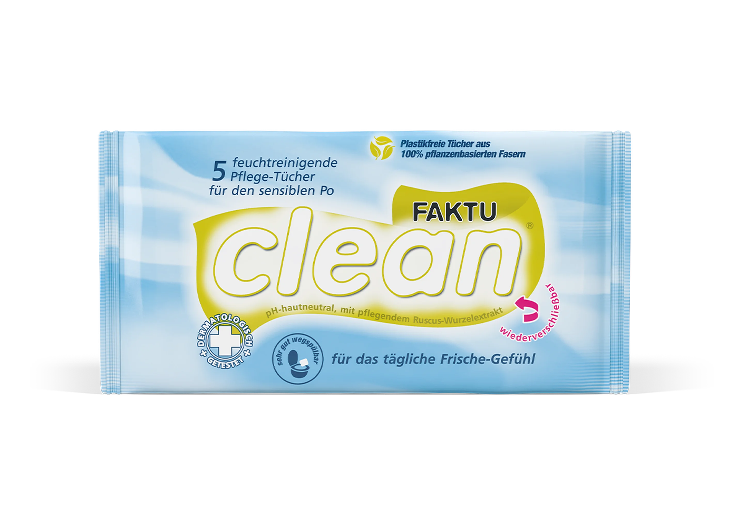 FAKTU® clean Pflegetücher 5 Tücher