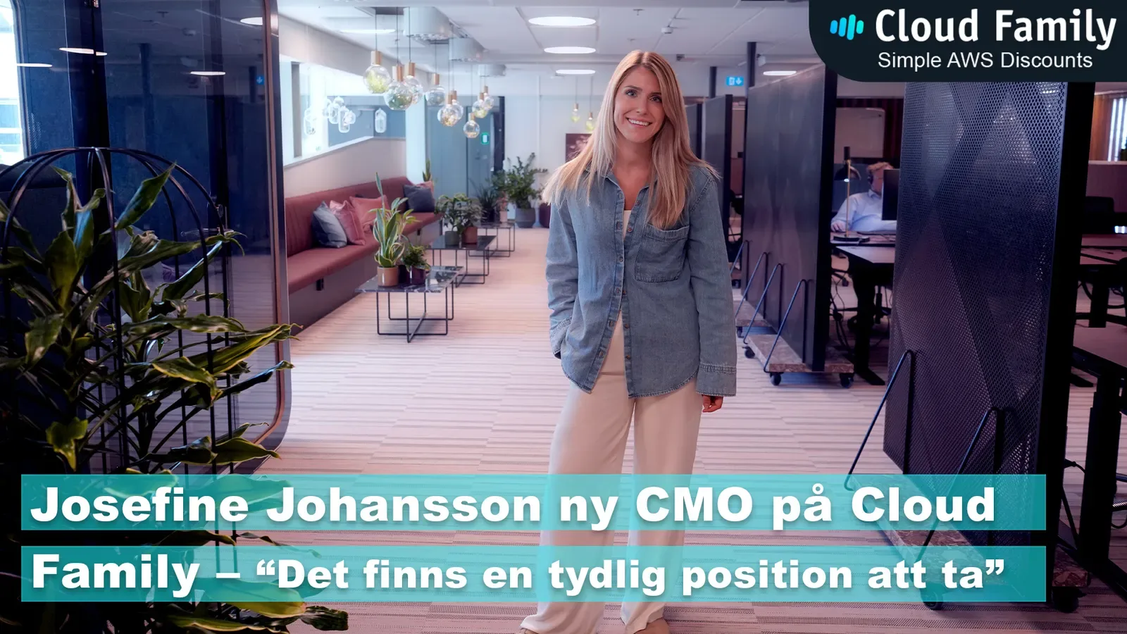 Josefine Johansson is Cloud Family's new CMO — "There is a clear position to take"