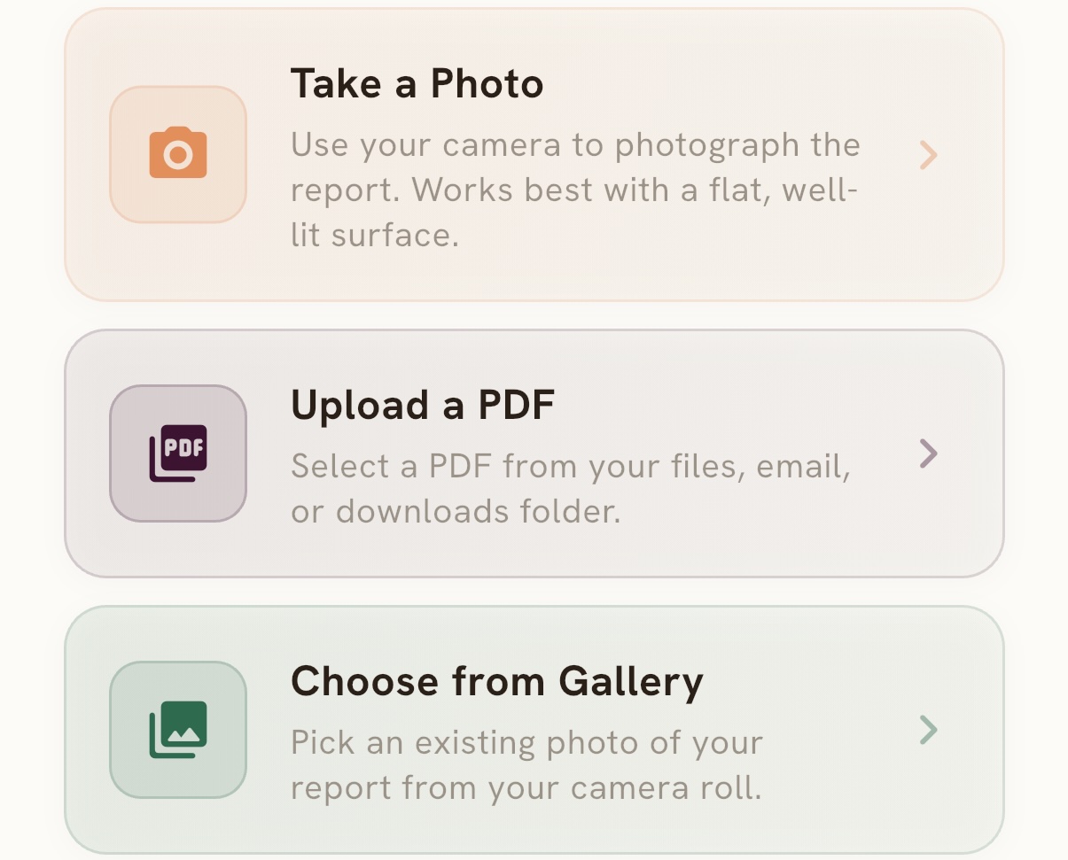 Scan, upload, and order.