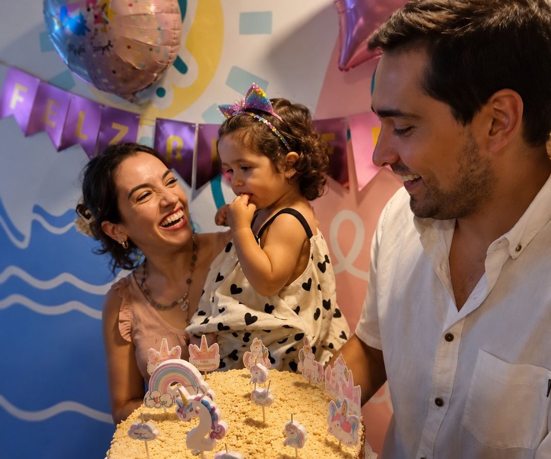 Celebración infantil con decoración colorida